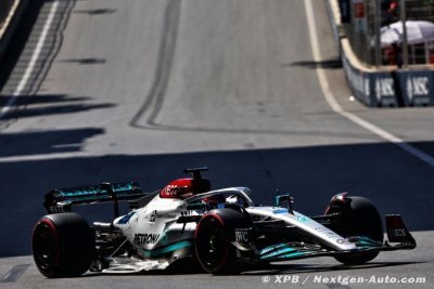 Russell&nbsp;: Une qualif ’pas parfaite’ à Bakou et une crainte pour la course