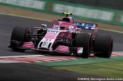 Trois places de pénalité pour Ocon à Suzuka
