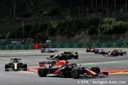 Verstappen troisième d'une course 'pas vraiment agréable' à Spa