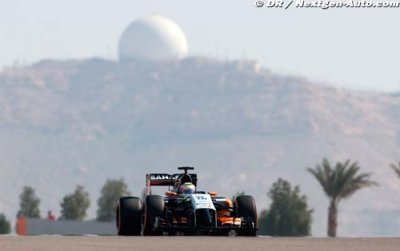 Bahreïn II, jour 2&nbsp;: Perez mène à mi-séance, Bianchi 4ème temps