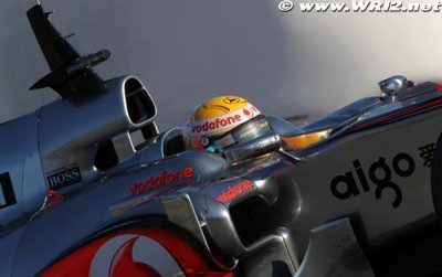 Hamilton on top for McLaren