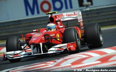 Les Ferrari à plus d’une seconde de Vettel