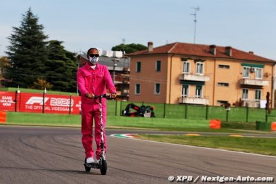 Hamilton a ressenti de nombreuses émotions sur le circuit d’Imola
