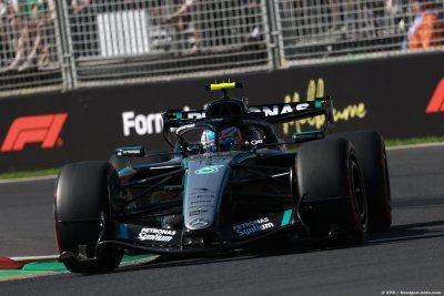 Mercedes F1 a connu un vendredi ’pas facile’ mais encourageant