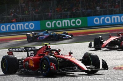 Ferrari réalise un bon Sprint F1 avec les 4e et 5e places à Spa
