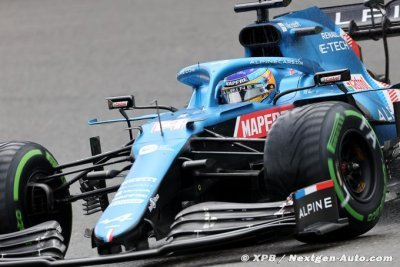 Fernando Alonso n’a pas su tirer profit de la pluie aujourd’hui