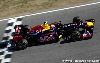 La nouvelle RB8 fait son entrée en piste
