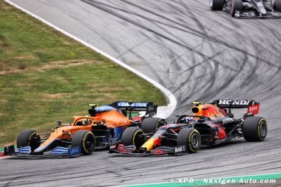 Masi explique la pénalité de Norris face à Pérez en Autriche