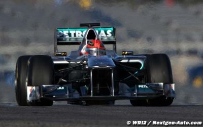 Les ambitions de Schumacher sont à la baisse