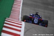 Les deux Toro Rosso en dernière ligne malgré un bon rythme