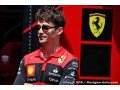 Leclerc est satisfait de l'approche de Ferrari en termes d'évolutions