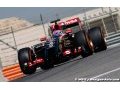 Lotus : Maldonado pour débuter, Grosjean pour conclure