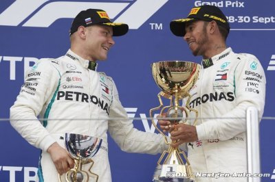 Selon Wolff, Bottas a contraint Hamilton à hausser son niveau de jeu