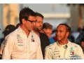 A Hamilton de décider s'il veut rester en F1 en 2022 et après selon Wolff