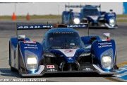 Trois Peugeot 908 à la journée Test du Mans