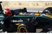 Essais terminés pour Team Lotus suite à l'accident de Trulli