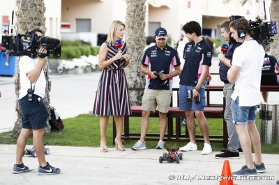 Racing Point se réjouit d’une dynamique différente entre Stroll et Perez