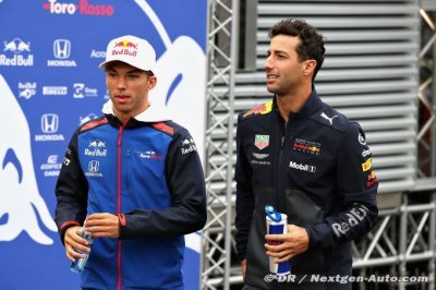 Gasly a aussi cru à une ‘blague’ quand Marko lui a appris le départ de Ricciardo