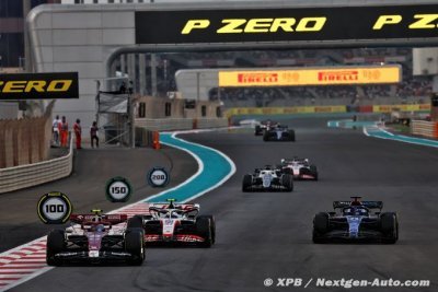 Il est toujours ’difficile’ de dépasser en F1 à Abu Dhabi