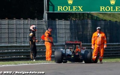 Grosjean prend 5 places de pénalité