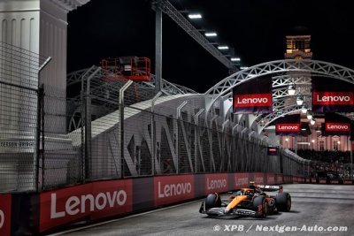 McLaren F1&nbsp;: Norris démarre fort à Singapour, Piastri ne trouve pas le rythme