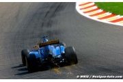 Sauber en retrait sur le circuit de Spa