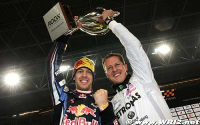 Schumacher and Vettel celebrate fourth ROC Nations Cup win