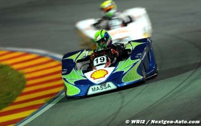 Du beau monde pour la course de karting de Felipe Massa