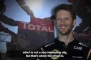 Video - Interview with Romain Grosjean before Korean GP