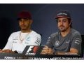 Alonso salue le record de poles de Lewis Hamilton mais...