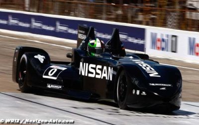 Une journée d’essais productive pour la DeltaWing Nissan