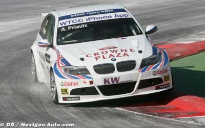 Meilleur temps du warm-up pour Priaulx