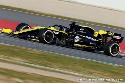 Renault F1 tire le bilan d’une 1ère semaine ’encourageante’ à Barcelone