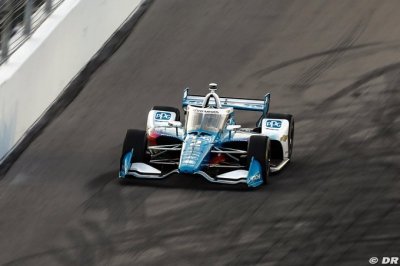Newgarden bat Malukas après la pluie et gagne à Gateway