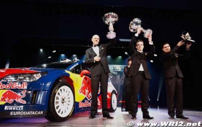 World Rally Champions honoured at FIA Gala