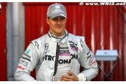 Schumacher testing superbikes before Singapore