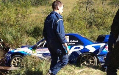 Sortie de route sans gravité pour Kubica en rallye