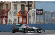 Schumacher keeps podium after stewards inquiry