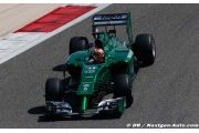 Frijns au volant de la Caterham vendredi à Bahreïn