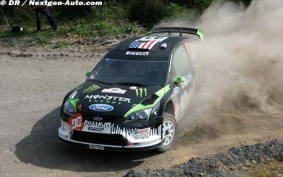 Testing crash forces car swap for Block