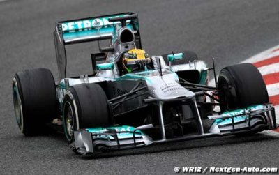 Simulation de course réussie pour Hamilton