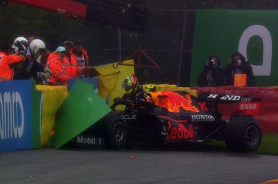 Perez forfait pour le GP de Belgique après son crash