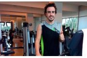Alonso de retour à l'entrainement... sans mal au dos