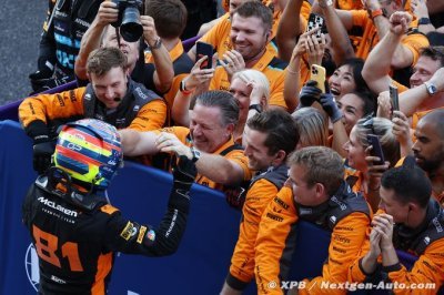 ’Formidable’, ’excellent’&nbsp;: Brown félicite McLaren F1 pour le double podium