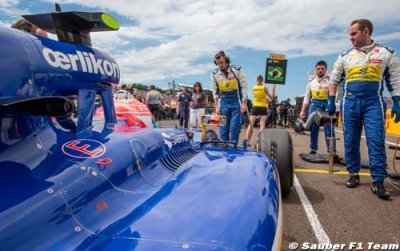 Nasr&nbsp;: Sauber n’a pas développé sa monoplace 2015