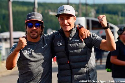 Vandoorne espère qu’Alonso va rester
