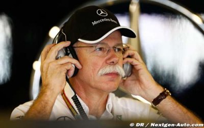 Zetsche est heureux de son duo Hamilton - Rosberg