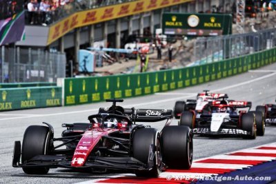 Course anonyme pour les pilotes Alfa Romeo F1 en Autriche