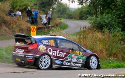 Neuville powers into Spanish top 3