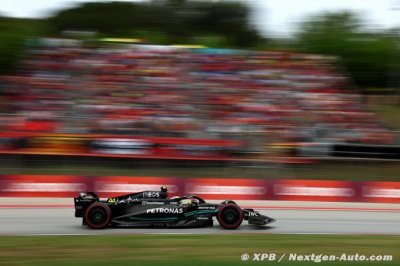 Mercedes F1&nbsp;: Hamilton ’ne s’attendait pas’ à un double podium en Espagne